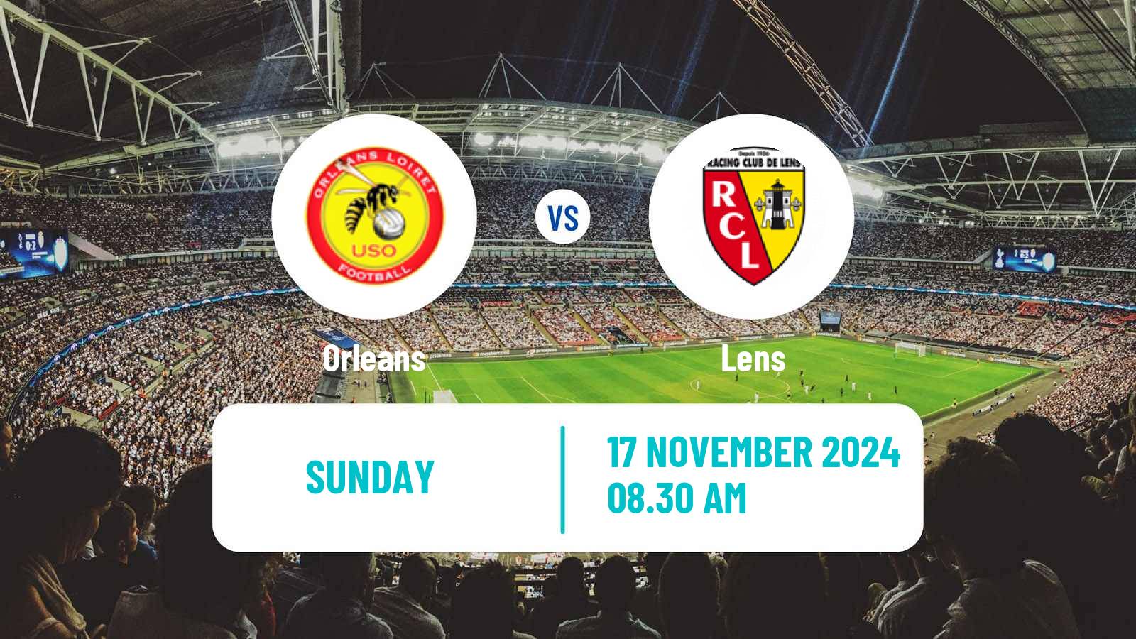 Soccer French Division 2 Women Orleans - Lens