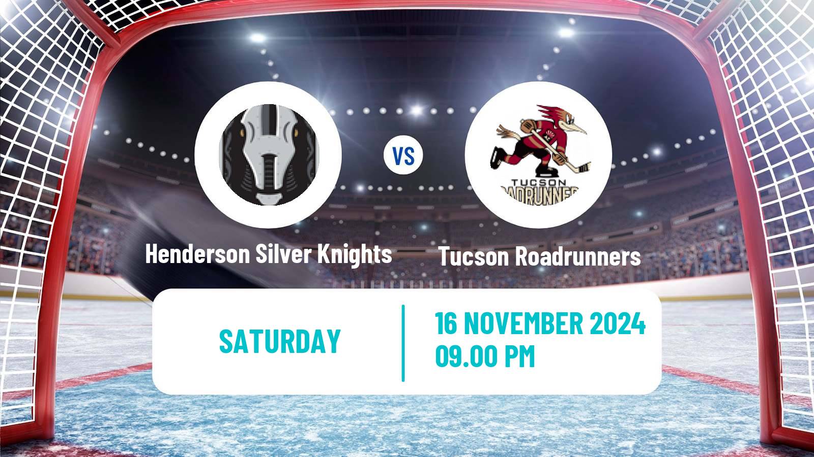 Hockey AHL Henderson Silver Knights - Tucson Roadrunners