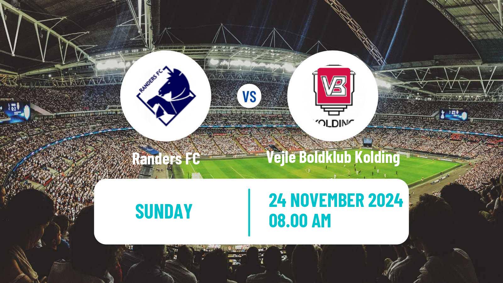 Soccer Danish Superliga Randers FC - Vejle Boldklub Kolding