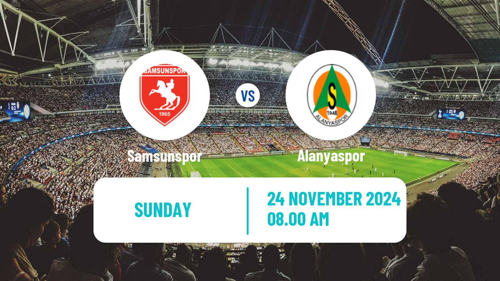 Soccer Turkish Super League Samsunspor - Alanyaspor