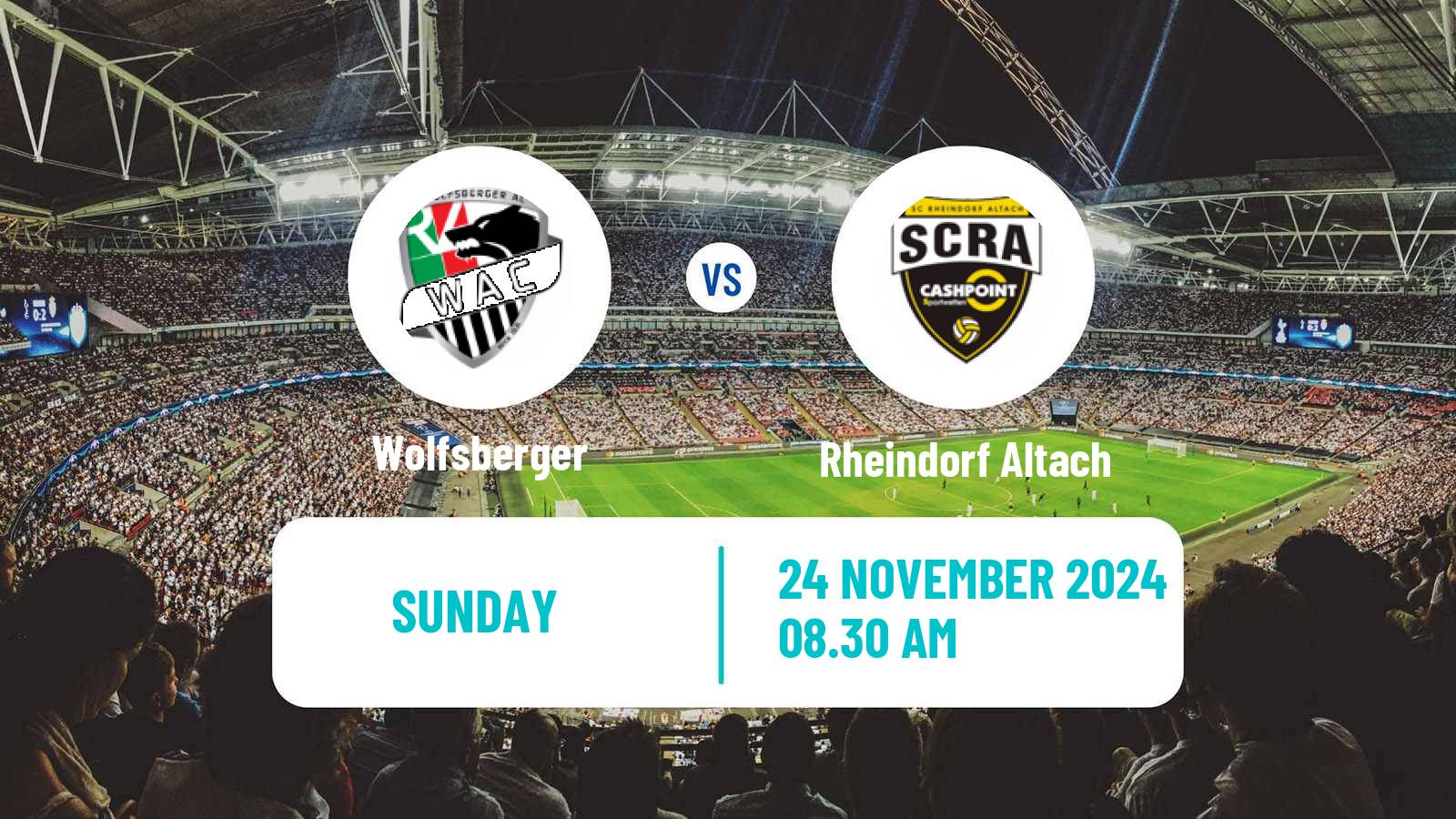 Soccer Austrian Bundesliga Wolfsberger - Rheindorf Altach