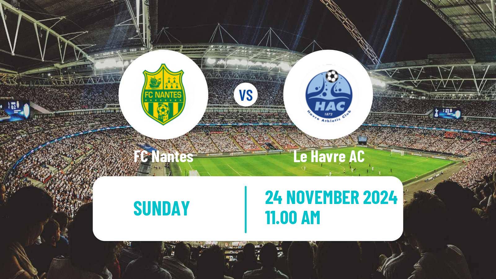 Soccer French Ligue 1 Nantes - Le Havre