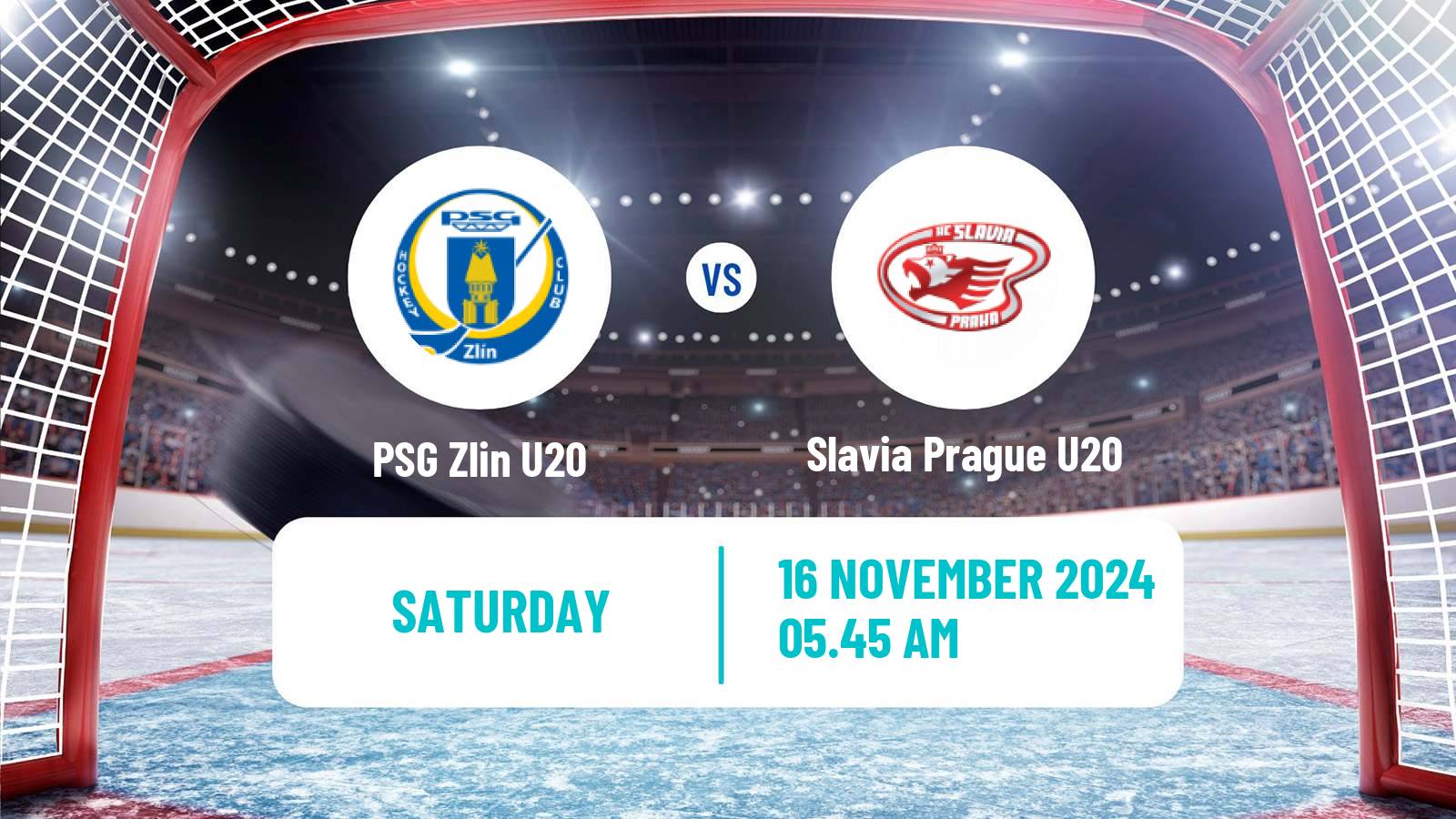 Hockey Czech ELJ Zlin U20 - Slavia Prague U20