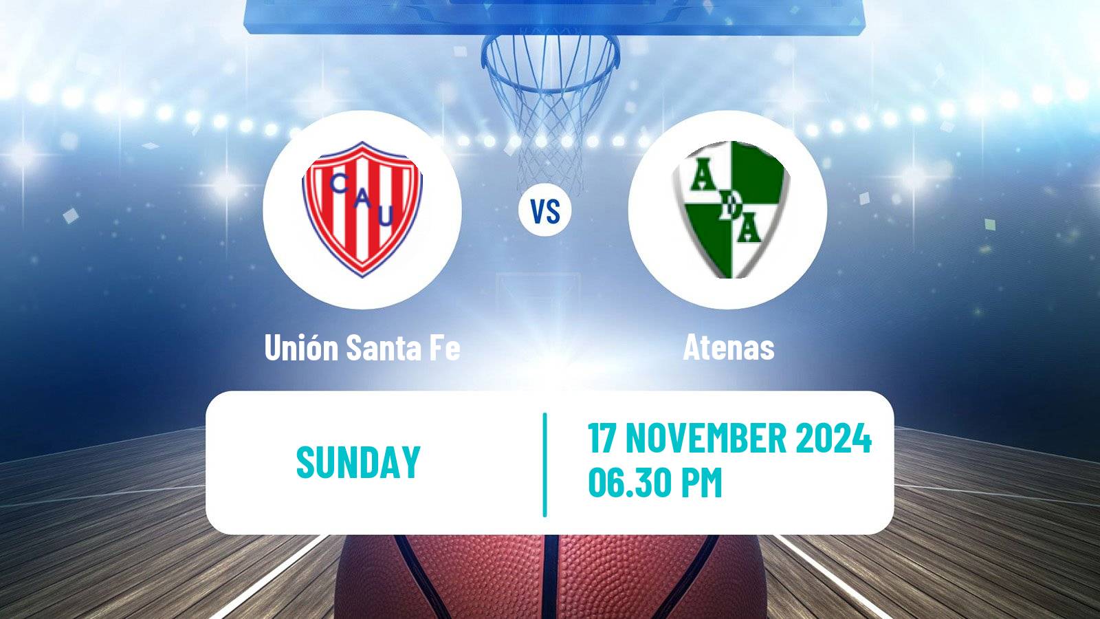 Basketball Argentinian LNB Unión Santa Fe - Atenas