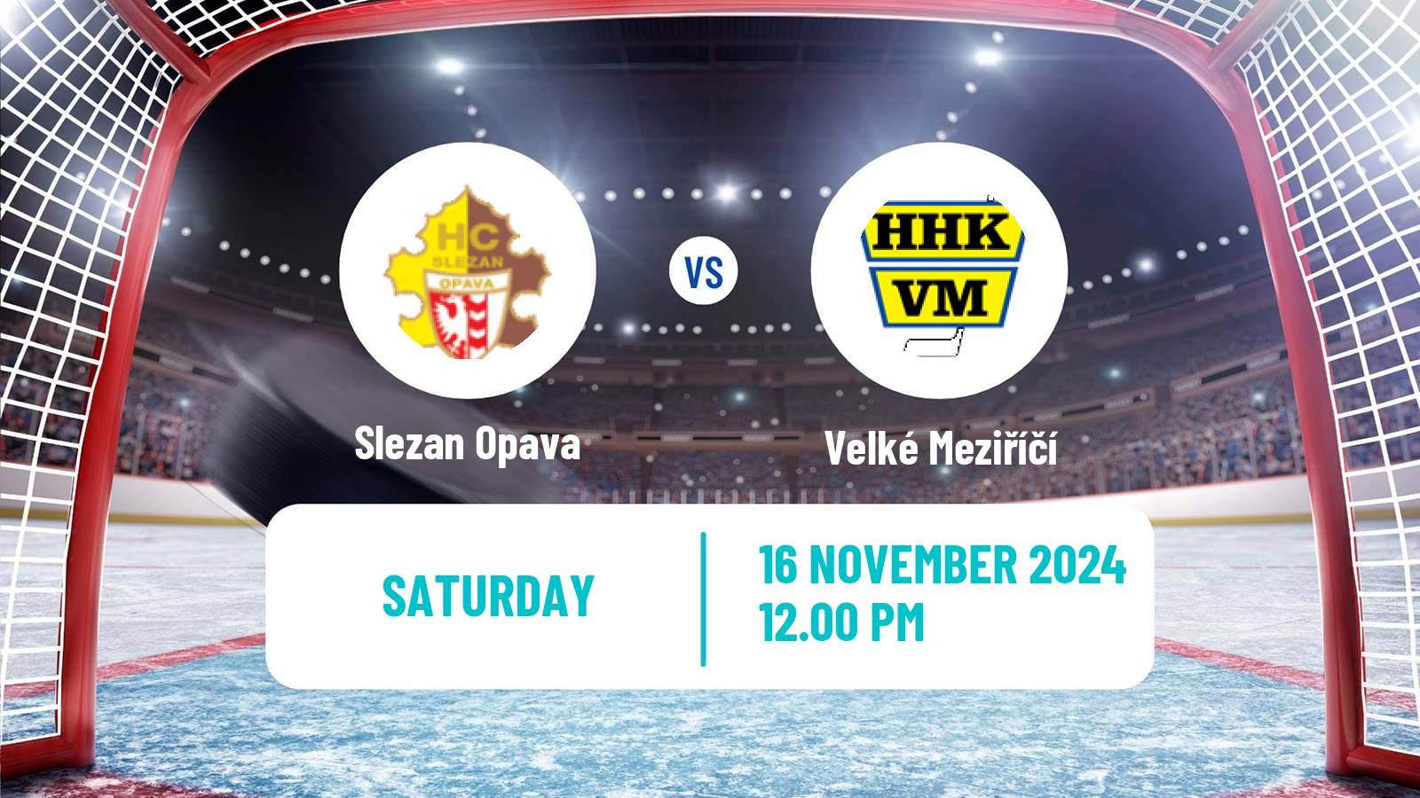 Hockey Czech 2 Liga Hockey East Slezan Opava - Velké Meziříčí