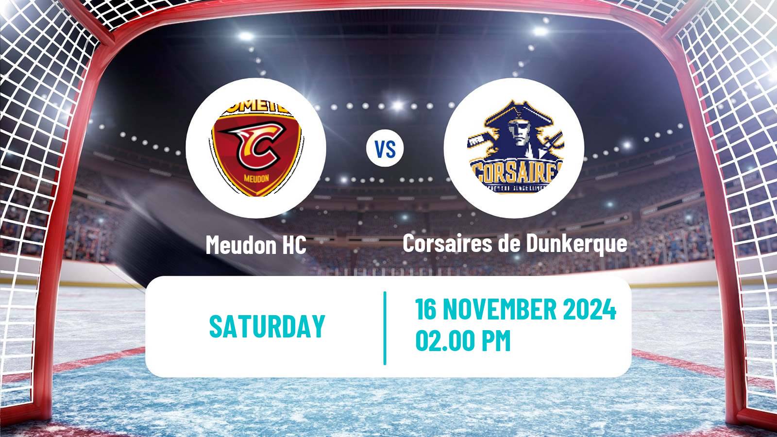 Hockey French D1 Ice Hockey Meudon - Corsaires de Dunkerque