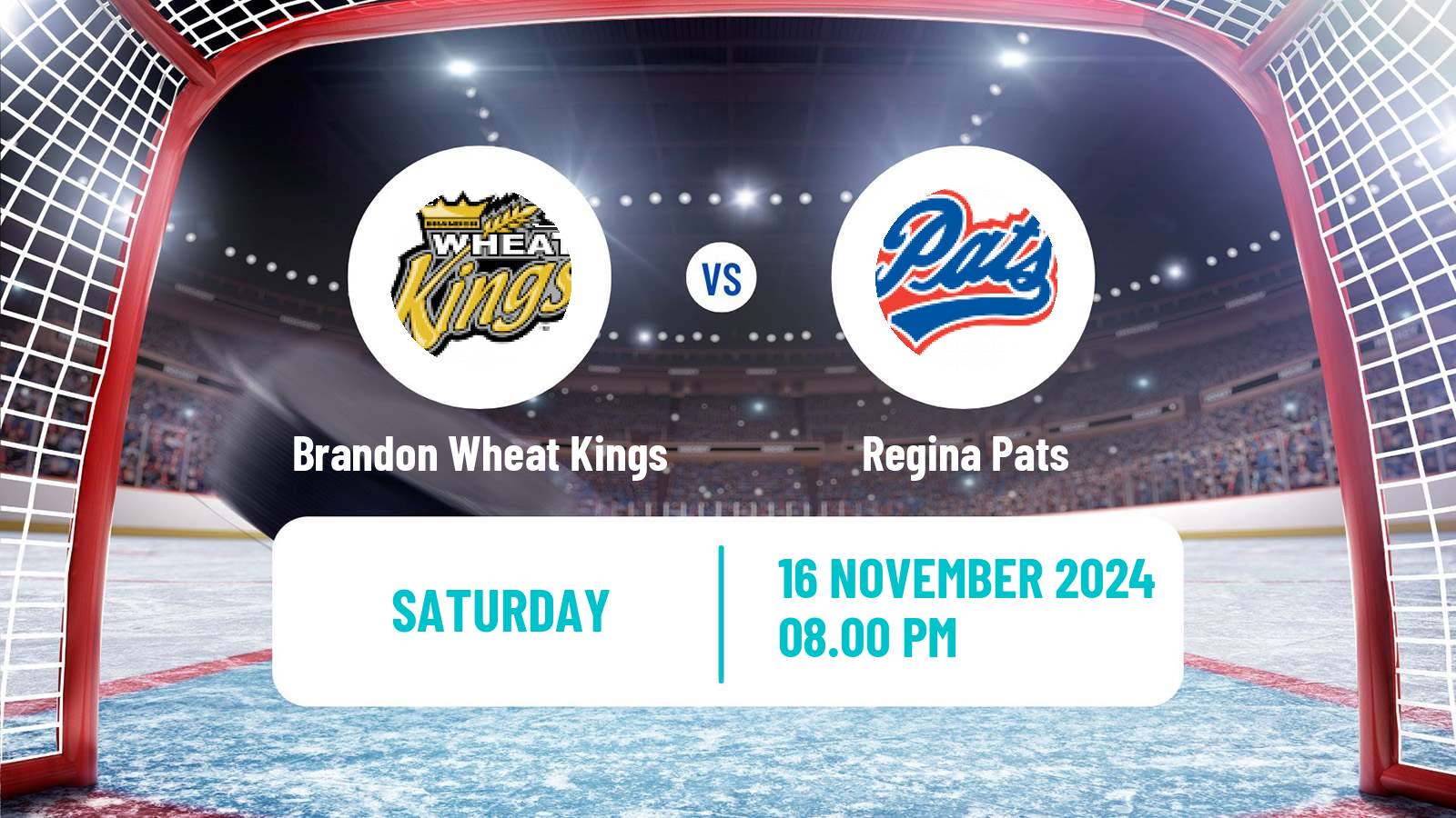 Hockey WHL Brandon Wheat Kings - Regina Pats