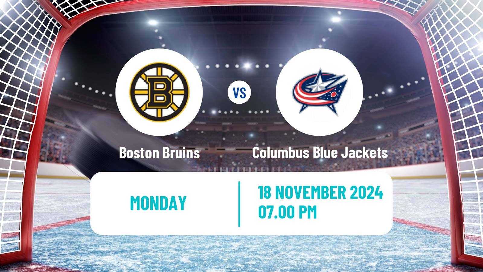 Hockey NHL Boston Bruins - Columbus Blue Jackets