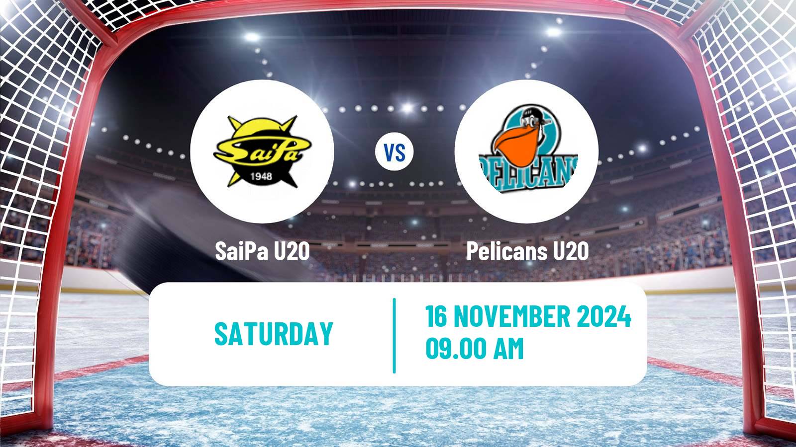 Hockey Finnish SM-sarja U20 SaiPa U20 - Pelicans U20