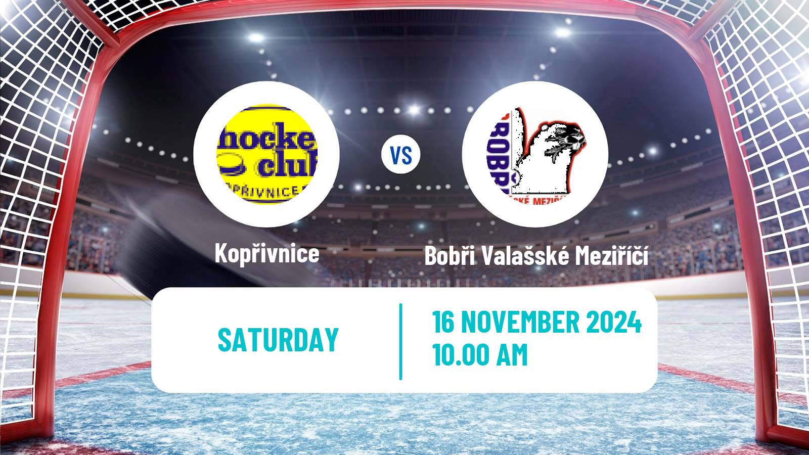 Hockey Czech 2 Liga Hockey East Kopřivnice - Bobři Valašské Meziříčí