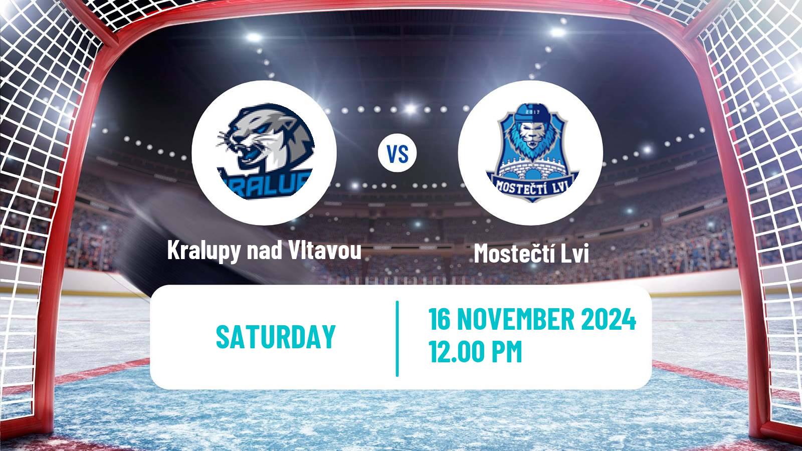 Hockey Czech 2 Liga Hockey West Kralupy nad Vltavou - Mostečtí Lvi