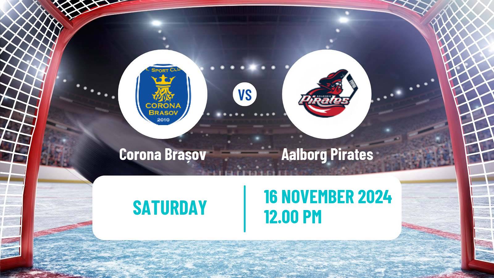 Hockey IIHF Continental Cup Corona Brașov - Aalborg Pirates