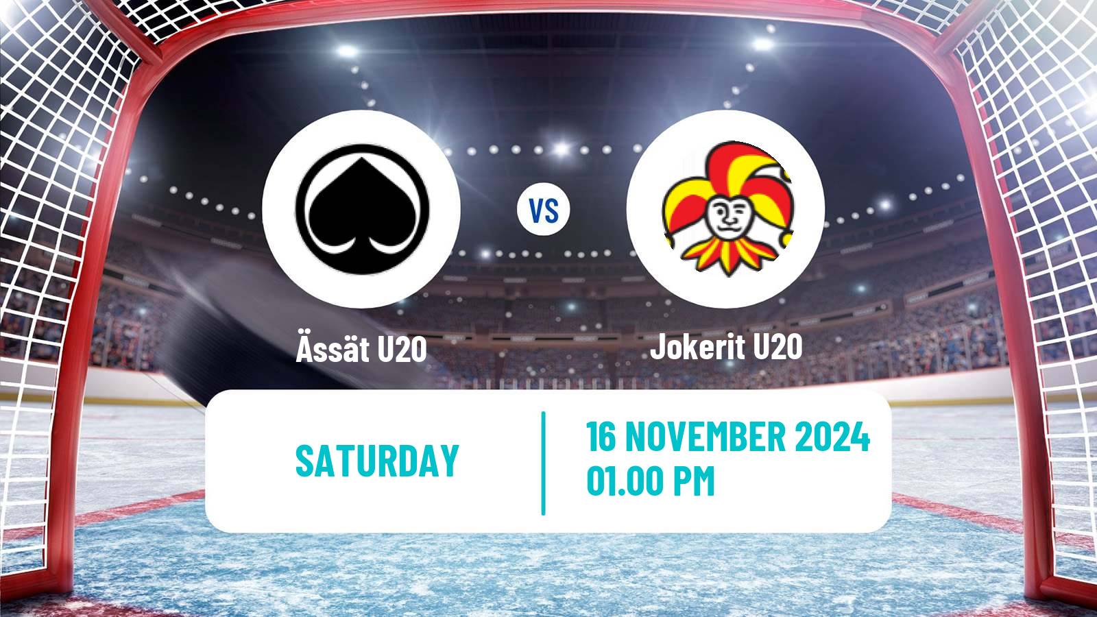 Hockey Finnish SM-sarja U20 Ässät U20 - Jokerit U20