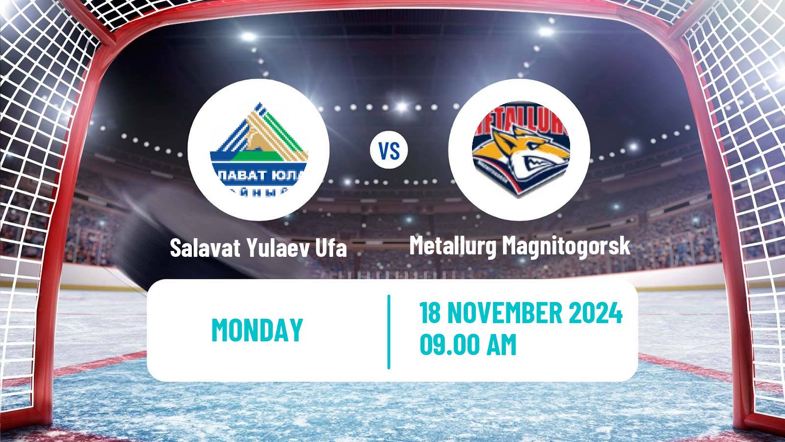 Hockey KHL Salavat Yulaev Ufa - Metallurg Magnitogorsk