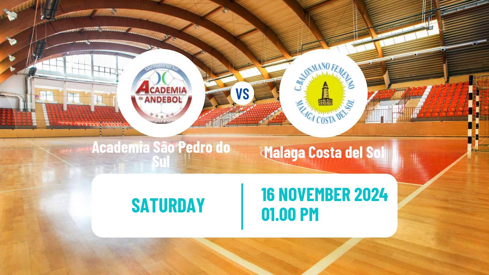 Handball EHF European Cup Women Academia São Pedro do Sul - Malaga Costa del Sol