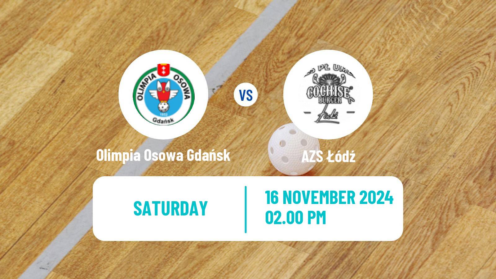 Floorball Polish Ekstraliga Floorball Olimpia Osowa Gdańsk - AZS Łódź