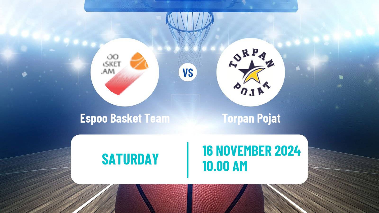 Basketball Finnish Korisliiga Women Espoo Basket Team - Torpan Pojat