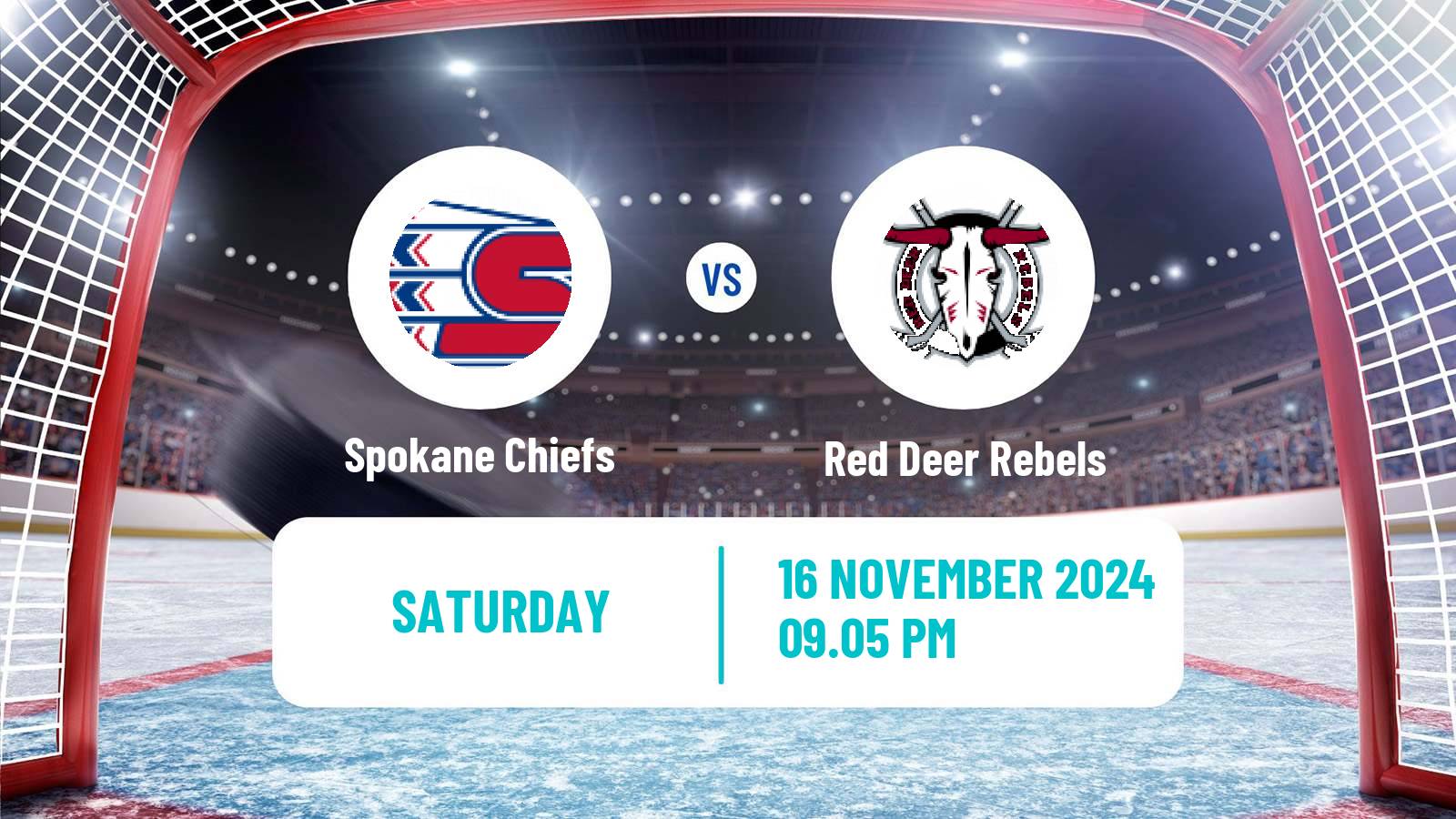 Hockey WHL Spokane Chiefs - Red Deer Rebels