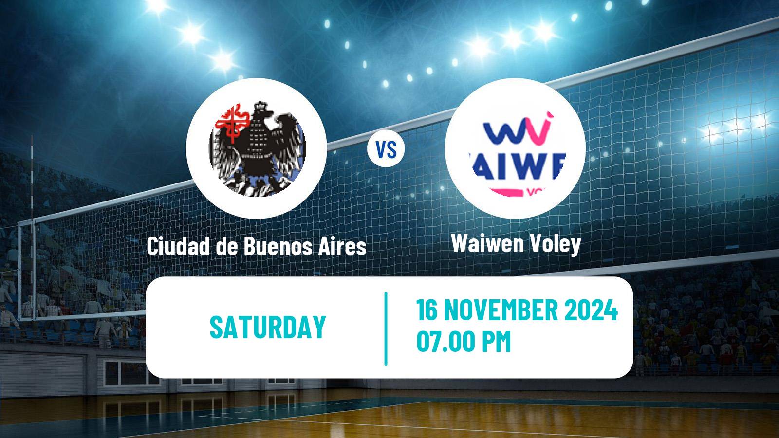 Volleyball Argentinian LVA Volleyball Ciudad de Buenos Aires - Waiwen