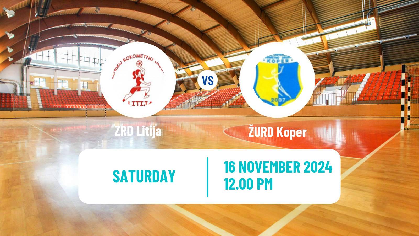 Handball Slovenian 1 A DRL Women Litija - Koper