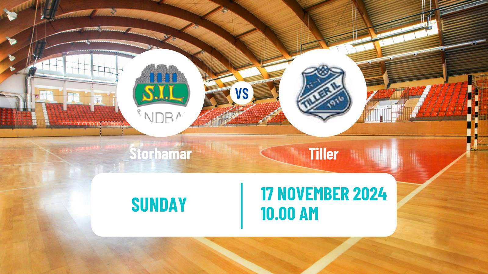 Handball Norwegian 1 Division Handball Storhamar - Tiller