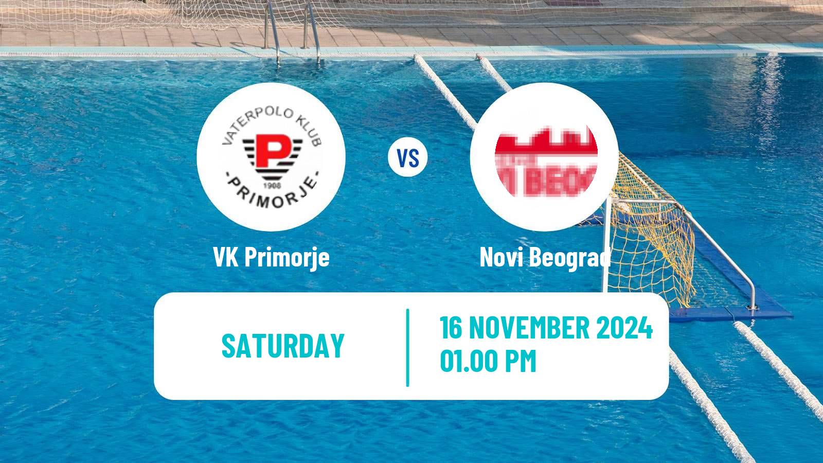 Water polo Serbian Super Liga Water Polo Primorje - Novi Beograd