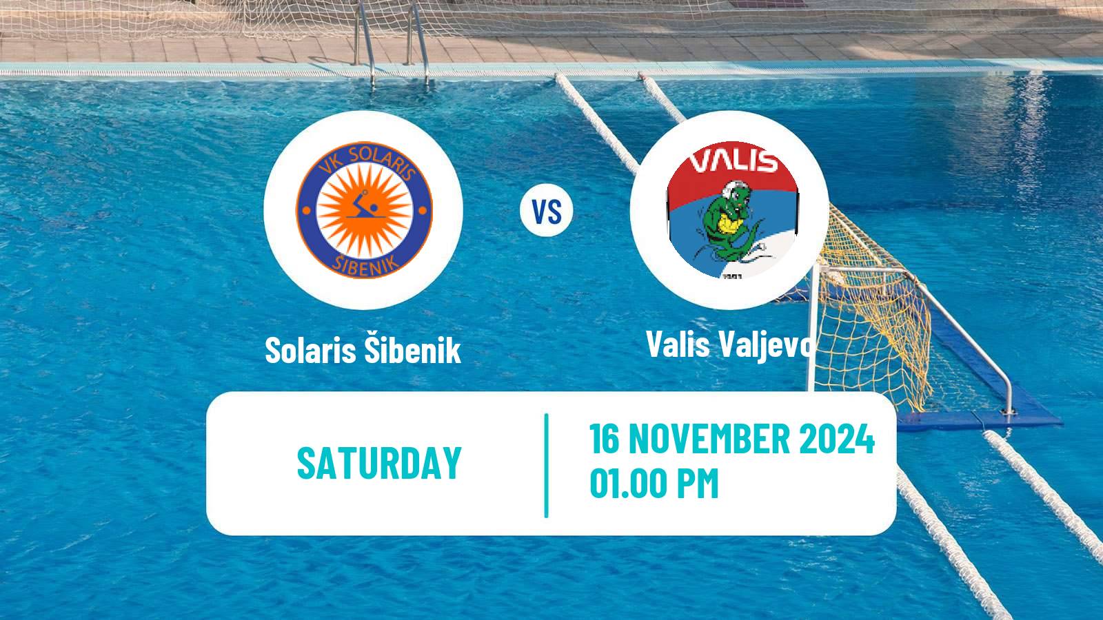 Water polo Serbian Super Liga Water Polo Solaris Šibenik - Valis Valjevo