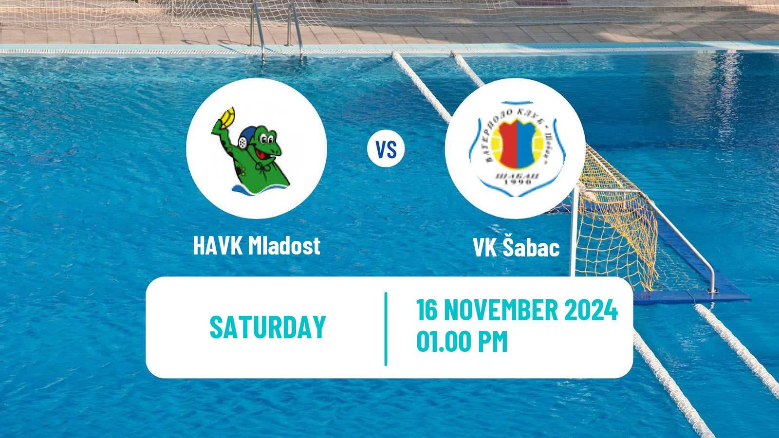 Water polo Serbian Super Liga Water Polo HAVK Mladost - Šabac