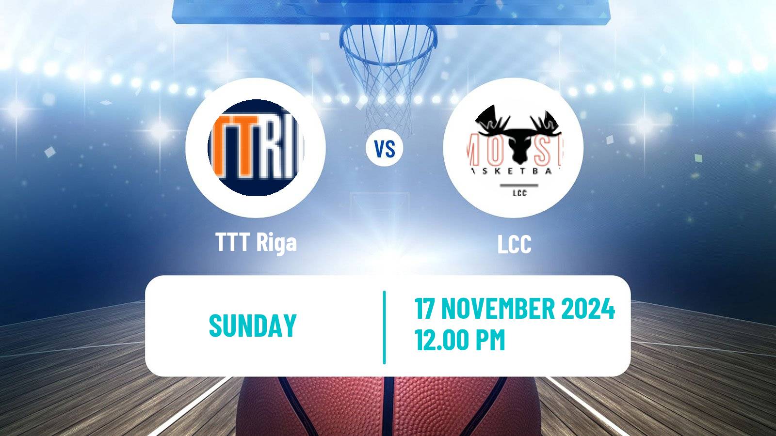 Basketball WBBL TTT Riga - LCC