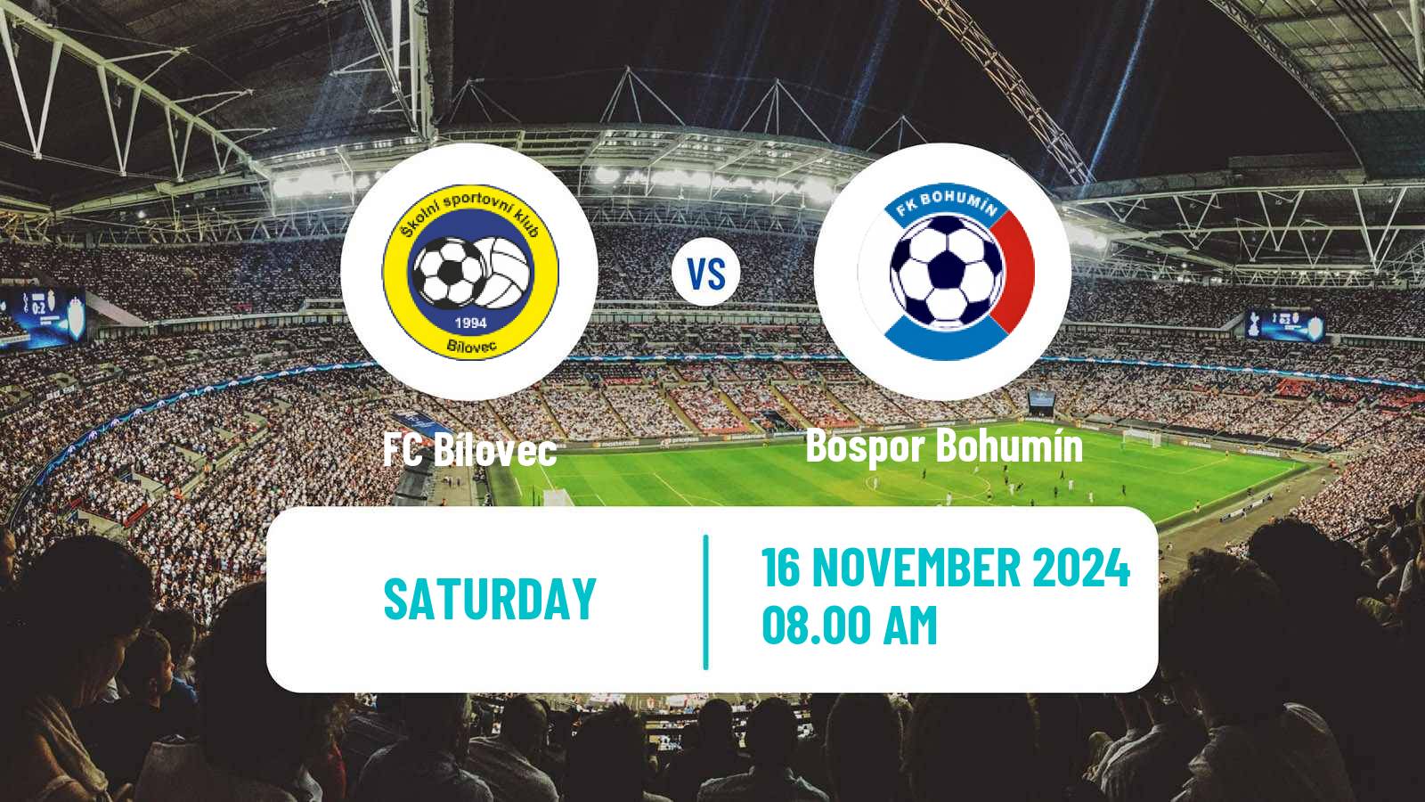 Soccer Czech Division F Bílovec - Bospor Bohumín