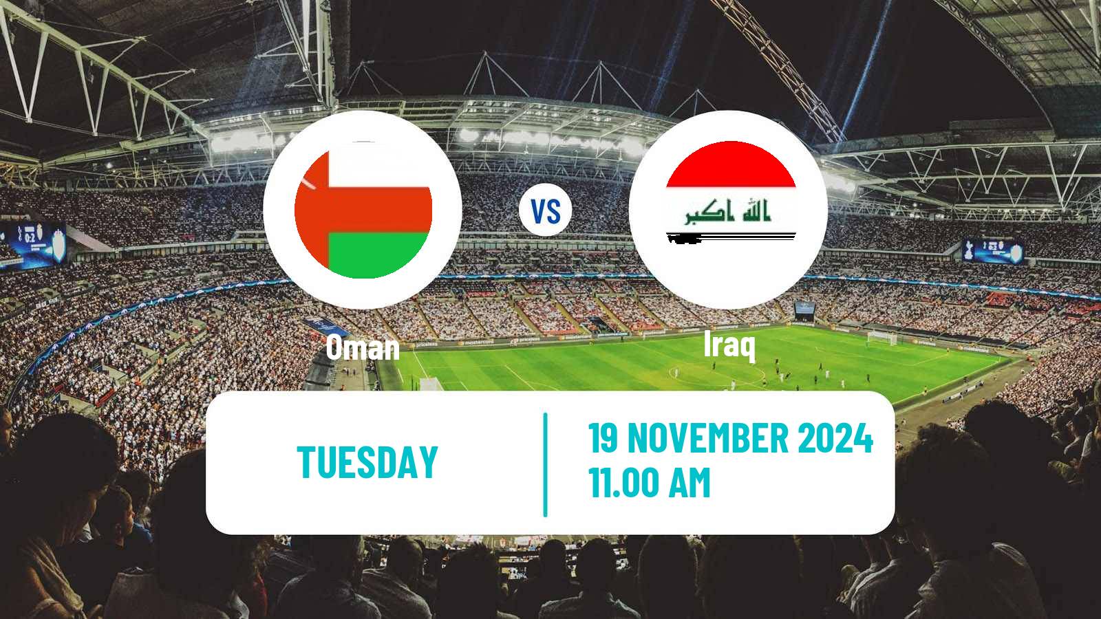 Soccer FIFA World Cup Oman - Iraq