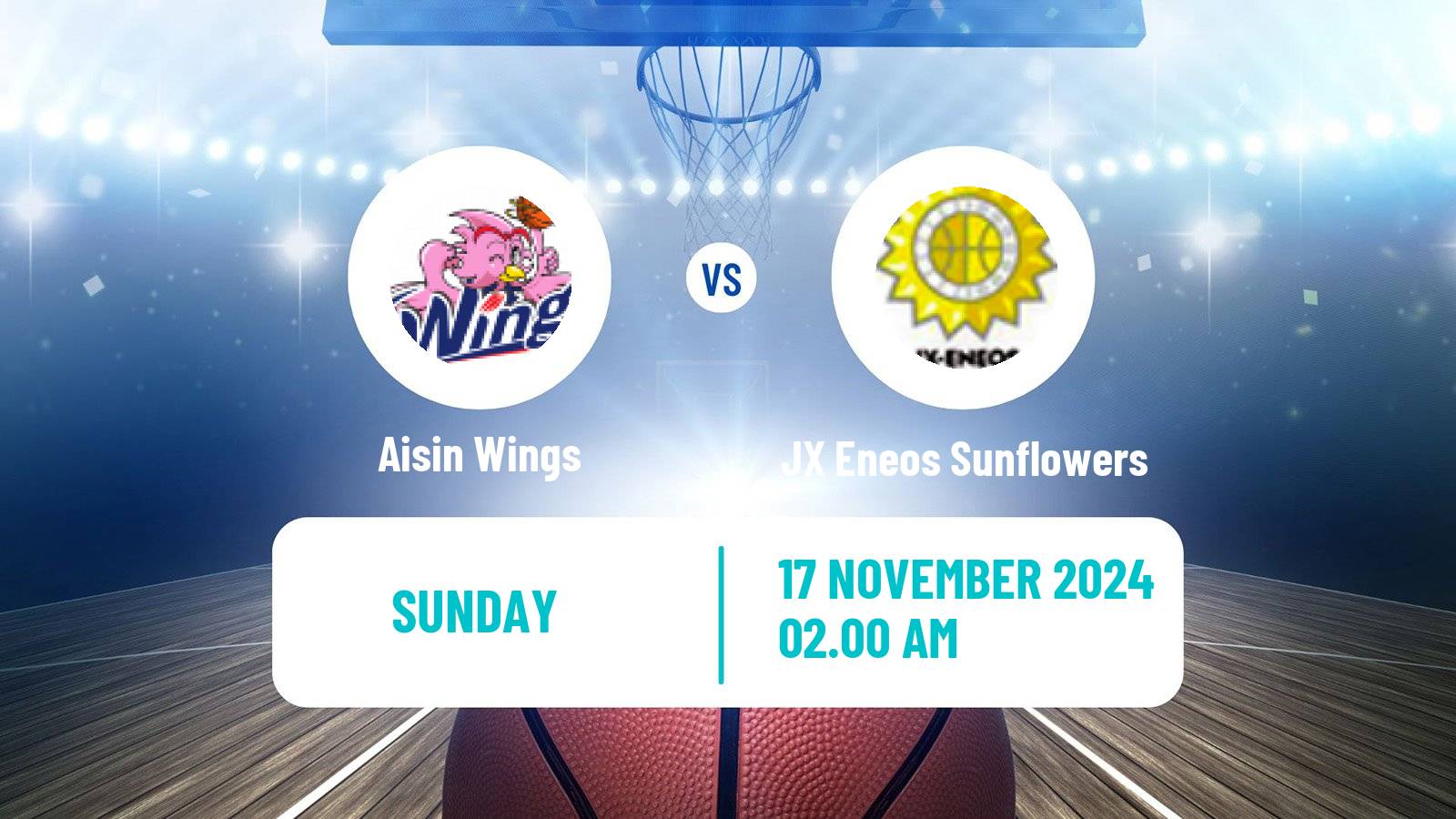 Basketball Japan W League Basketball Aisin Wings - JX Eneos Sunflowers