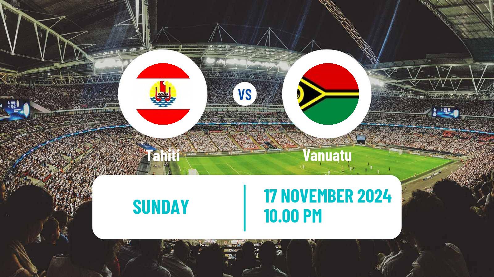 Soccer FIFA World Cup Tahiti - Vanuatu