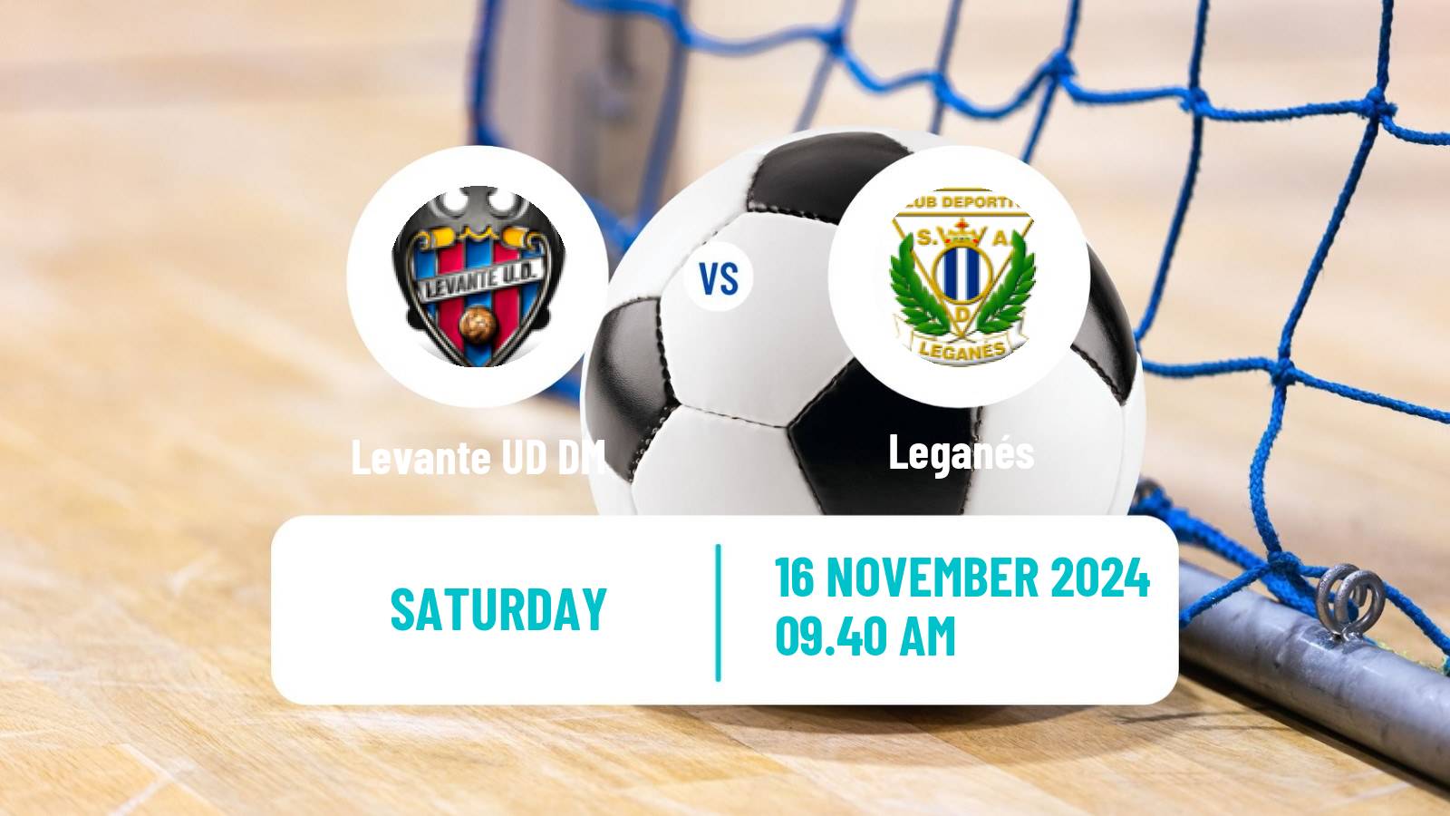 Futsal Spanish Segunda Division Futsal Levante UD DM - Leganés