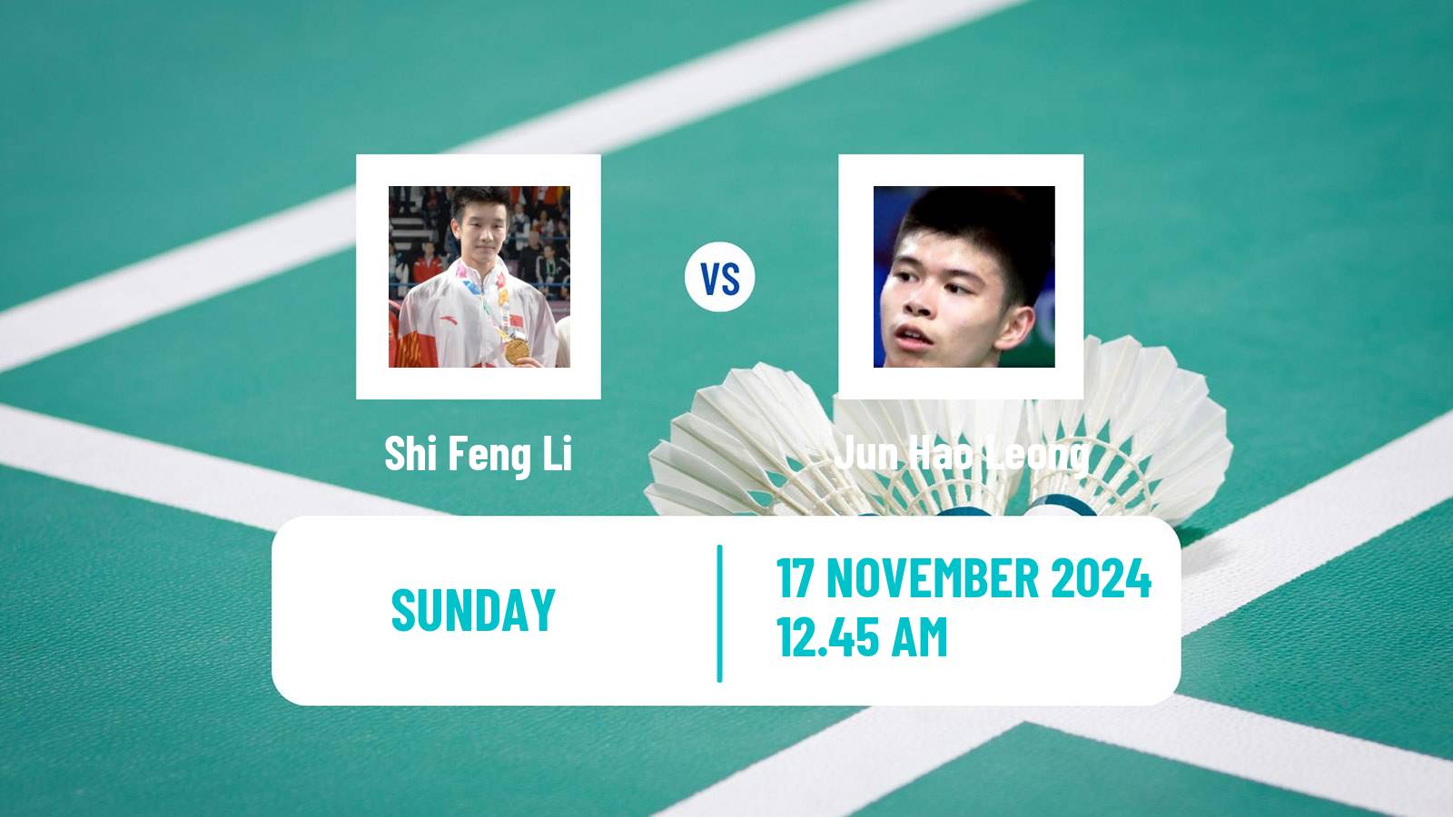 Badminton BWF World Tour Kumamoto Masters Men Shi Feng Li - Jun Hao Leong