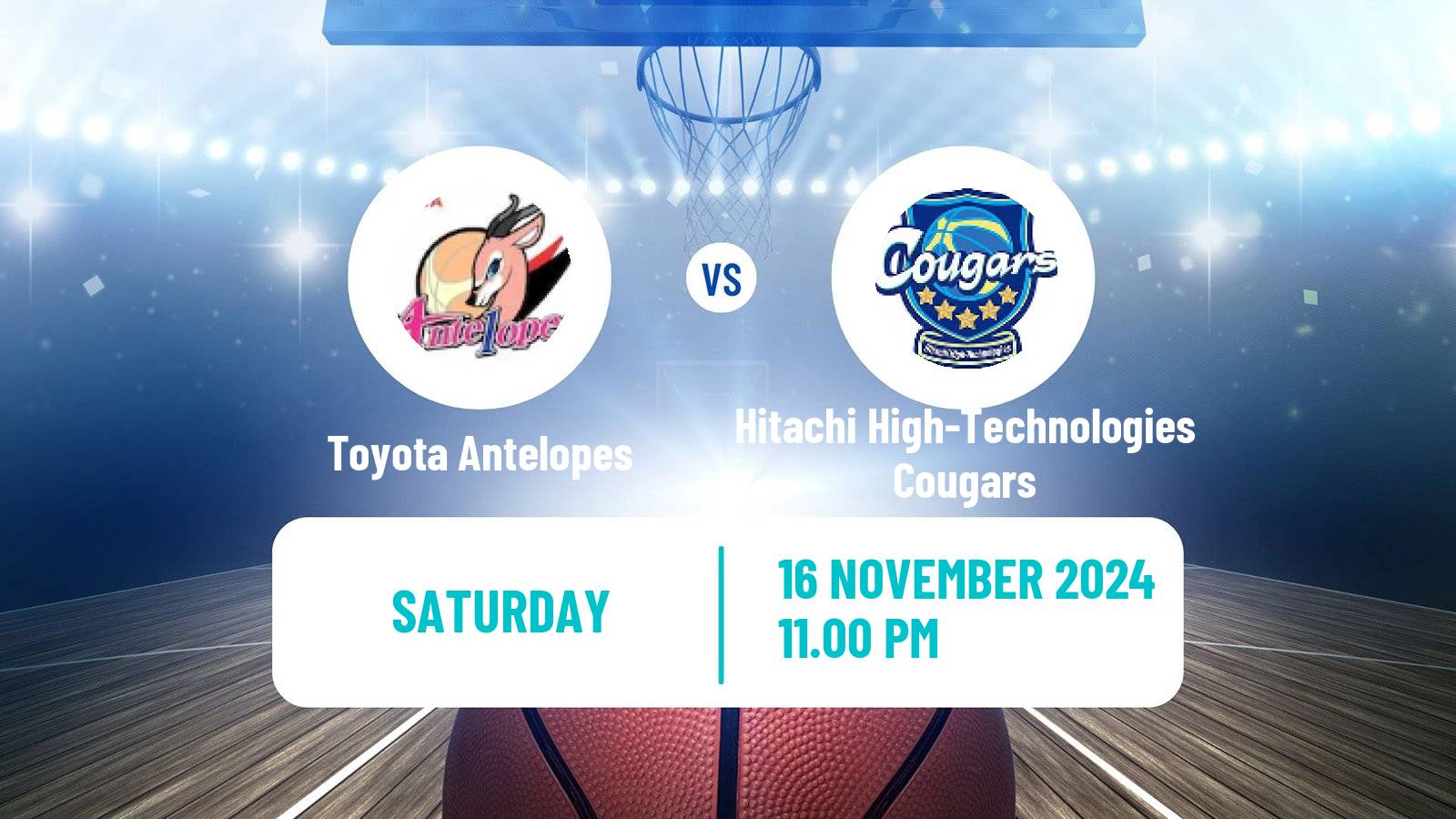 Basketball Japan W League Basketball Toyota Antelopes - Hitachi High-Technologies Cougars