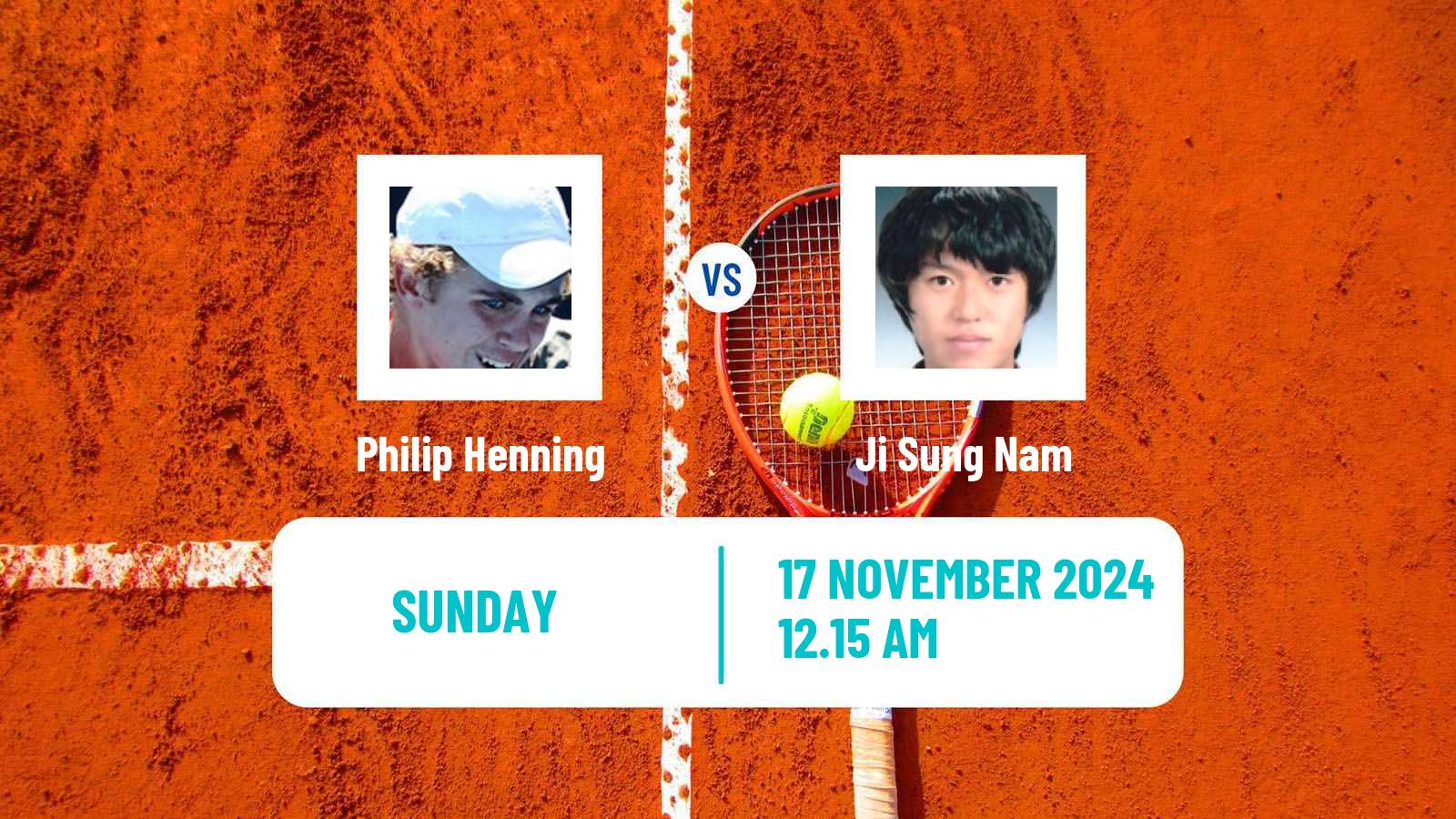 Tennis Yokohama Challenger Men Philip Henning - Ji Sung Nam