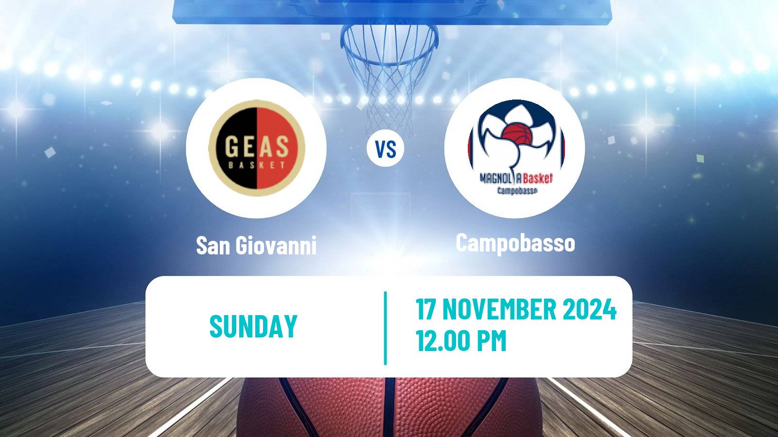 Basketball Italian Serie A1 Basketball Women San Giovanni - Campobasso