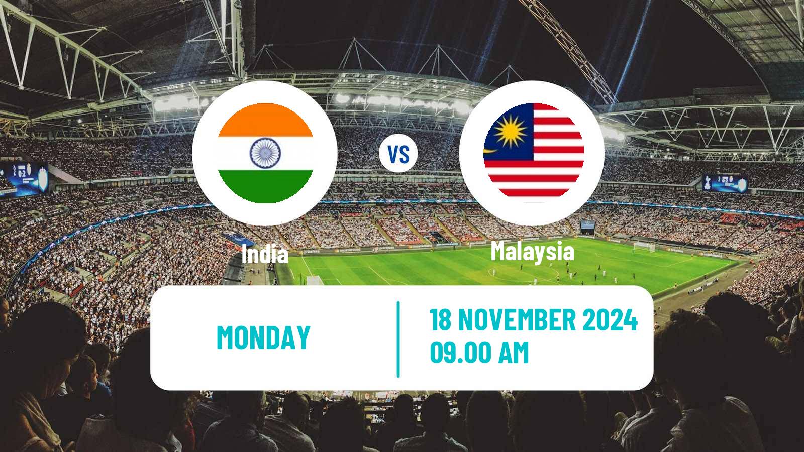 Soccer Friendly India - Malaysia