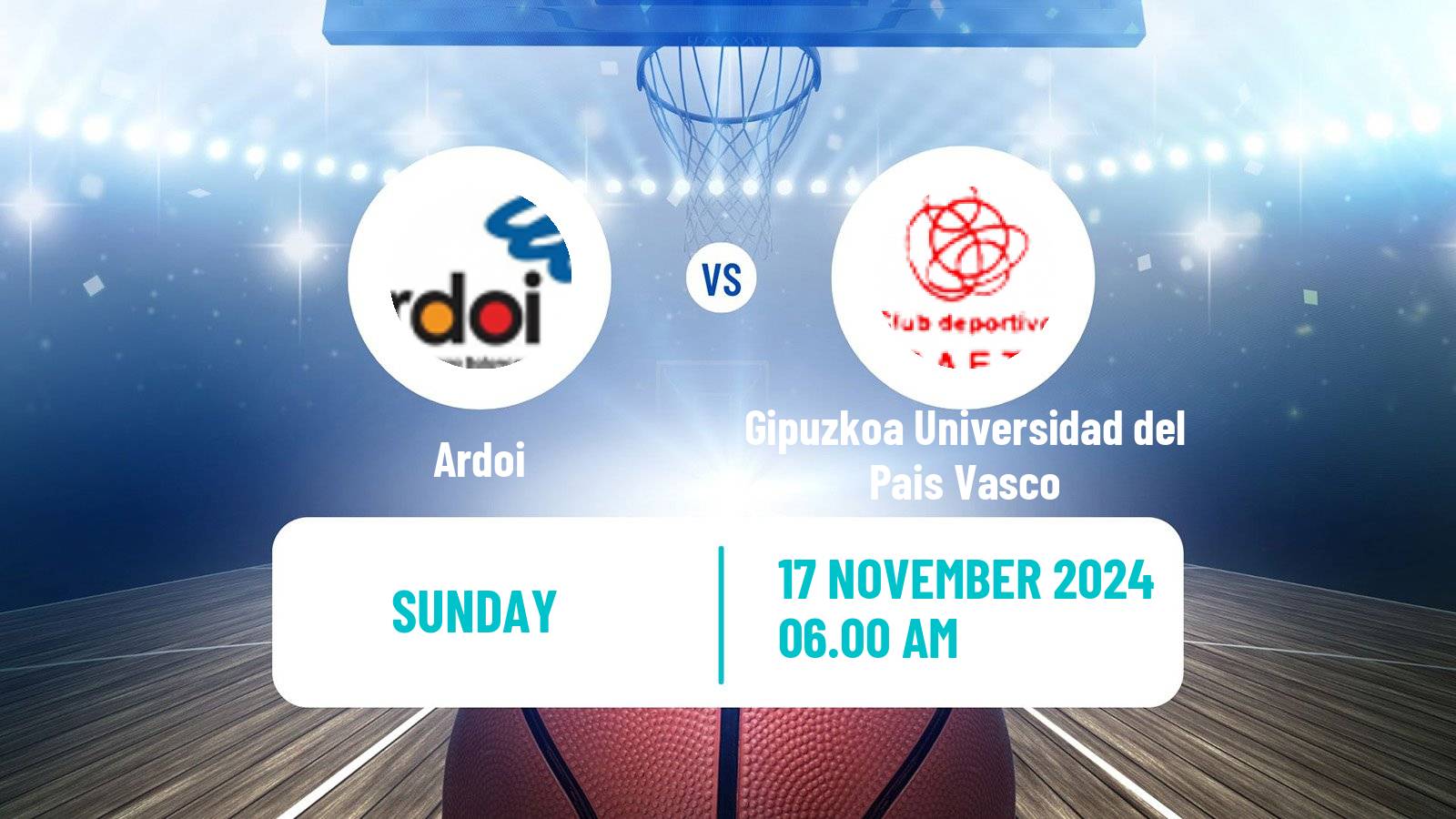 Basketball Spanish Liga Femenina Basketball Ardoi - Gipuzkoa Universidad del Pais Vasco