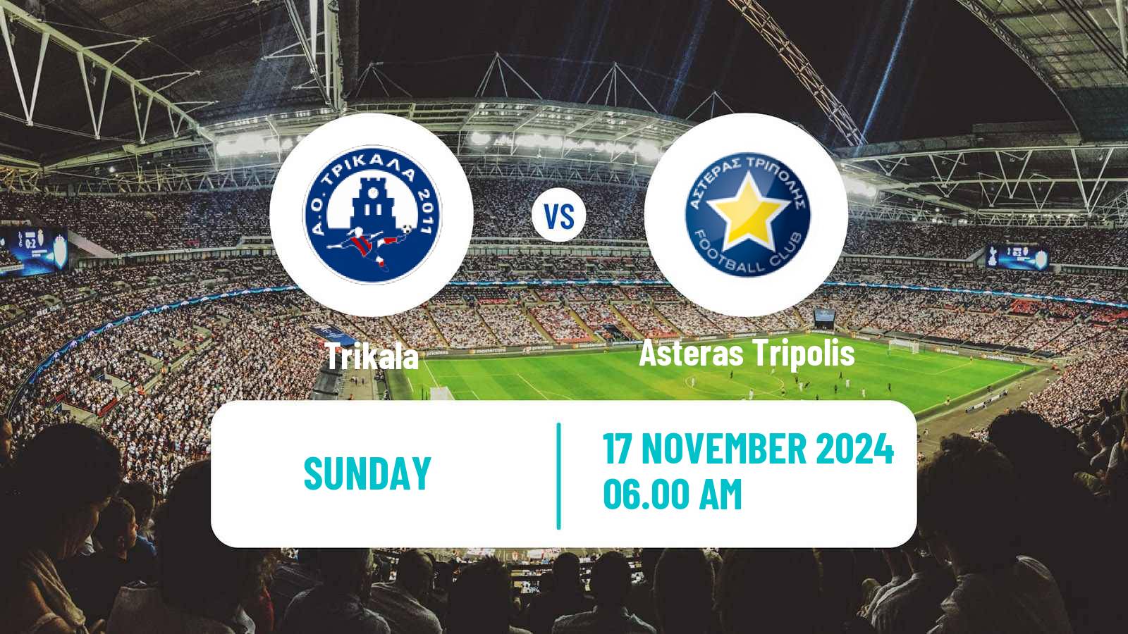 Soccer Greek Division A Women Trikala - Asteras Tripolis