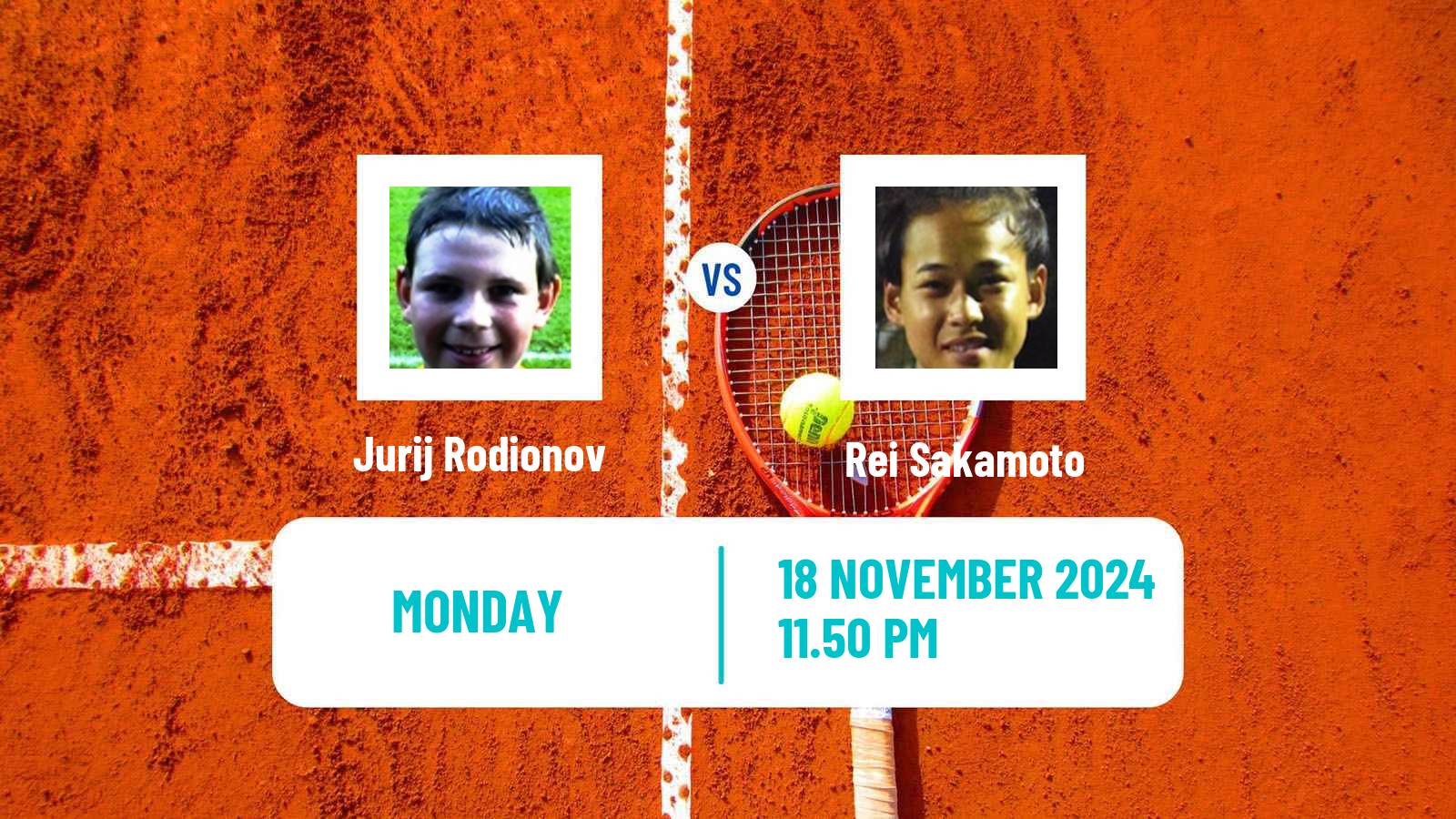 Tennis Yokohama Challenger Men Jurij Rodionov - Rei Sakamoto