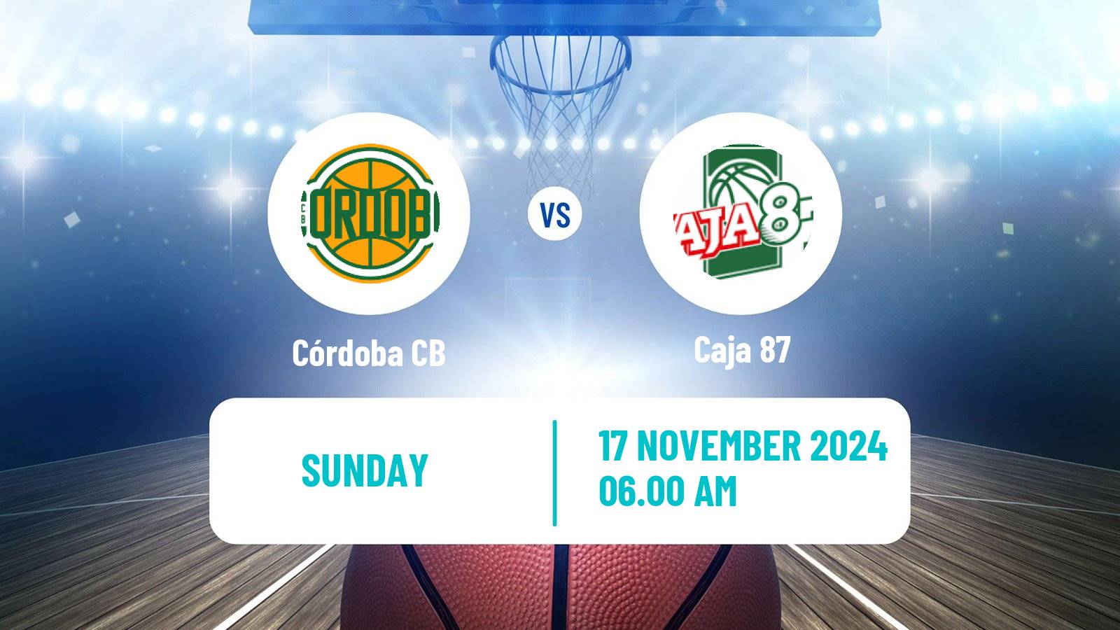 Basketball Spanish LEB Plata Córdoba - Caja 87