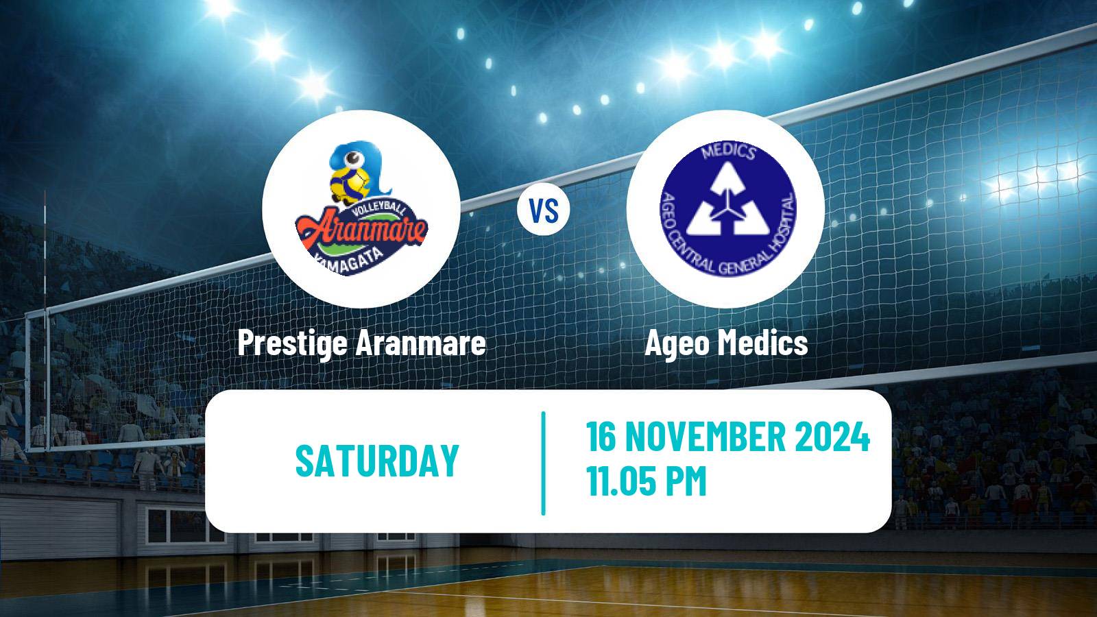 Volleyball Japan V Premier League Women Prestige Aranmare - Ageo Medics