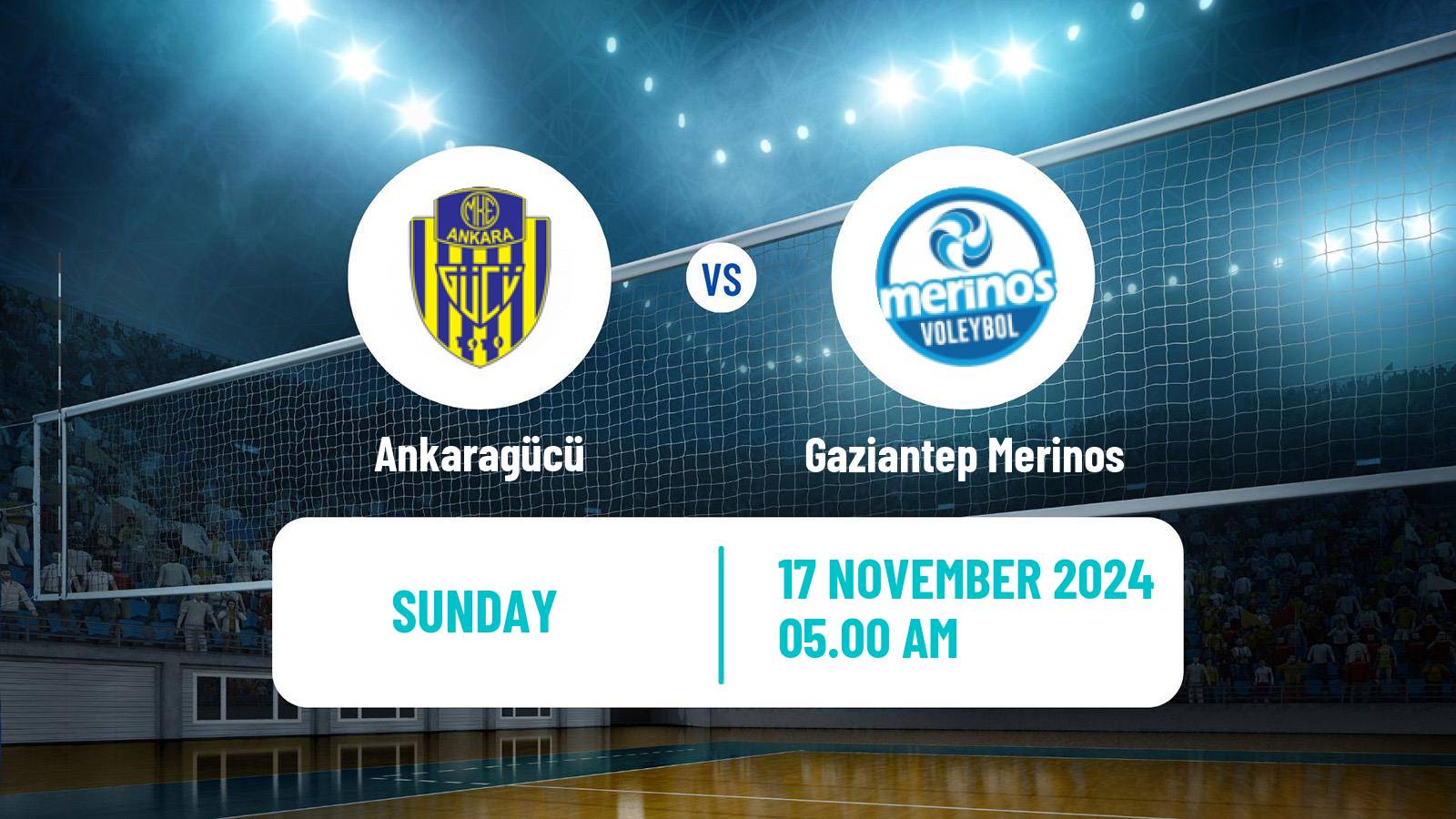 Volleyball Turkish 1 Ligi Volleyball Women Ankaragücü - Gaziantep Merinos