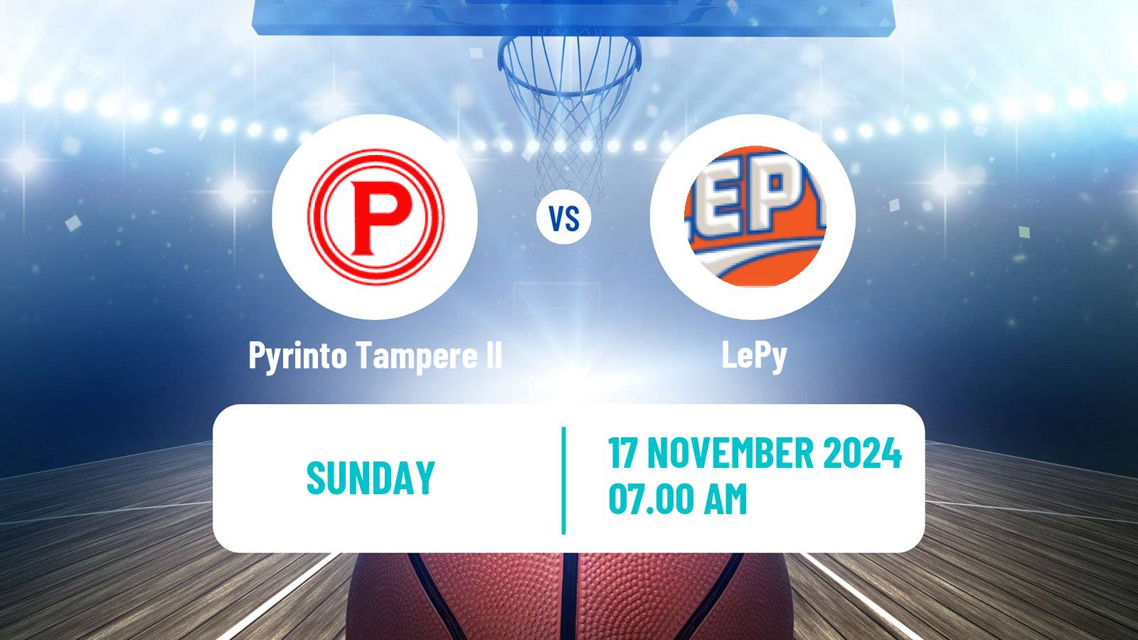 Basketball Finnish I Divisioona Basketball Women Pyrinto Tampere II - LePy