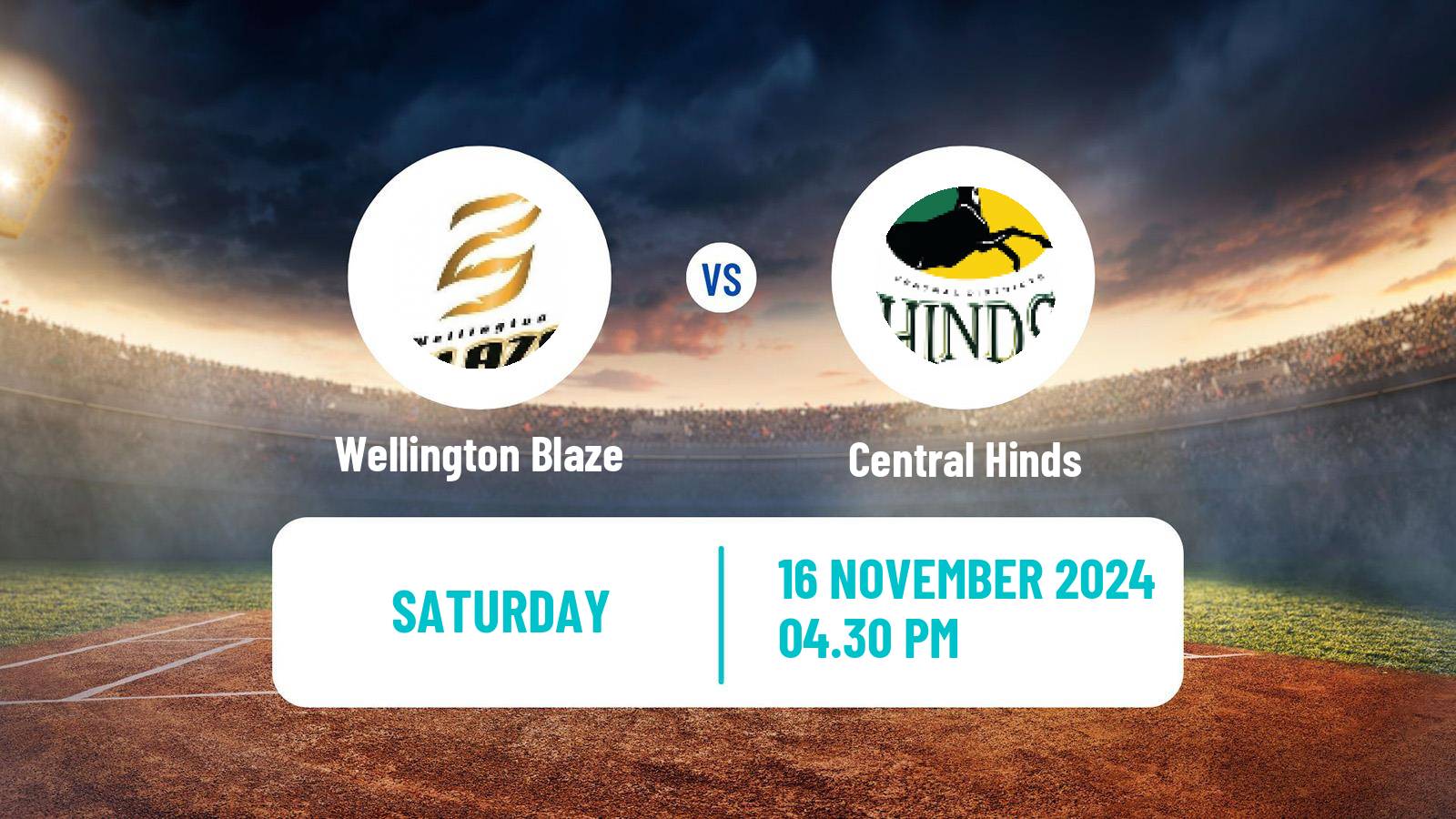 Cricket Hallyburton Johnstone Shield Women Wellington Blaze - Central Hinds