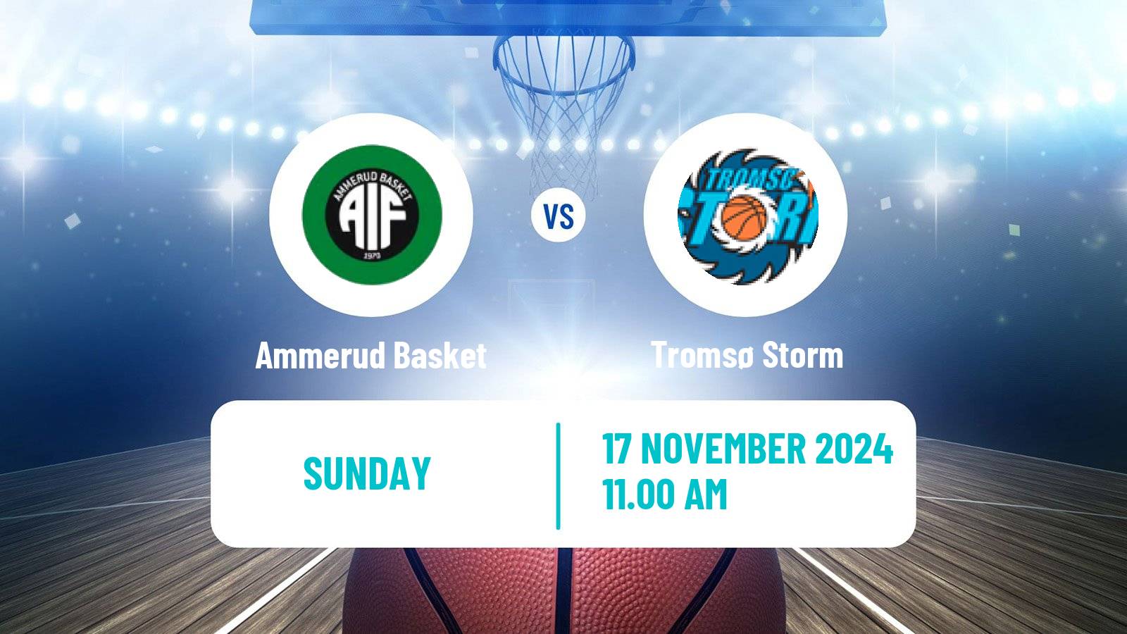 Basketball Norwegian BLNO Ammerud Basket - Tromsø Storm