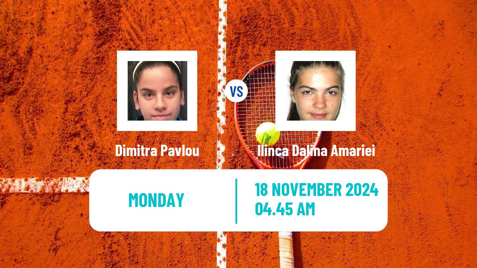 Tennis ITF W15 Heraklion 7 Women Dimitra Pavlou - Ilinca Dalina Amariei