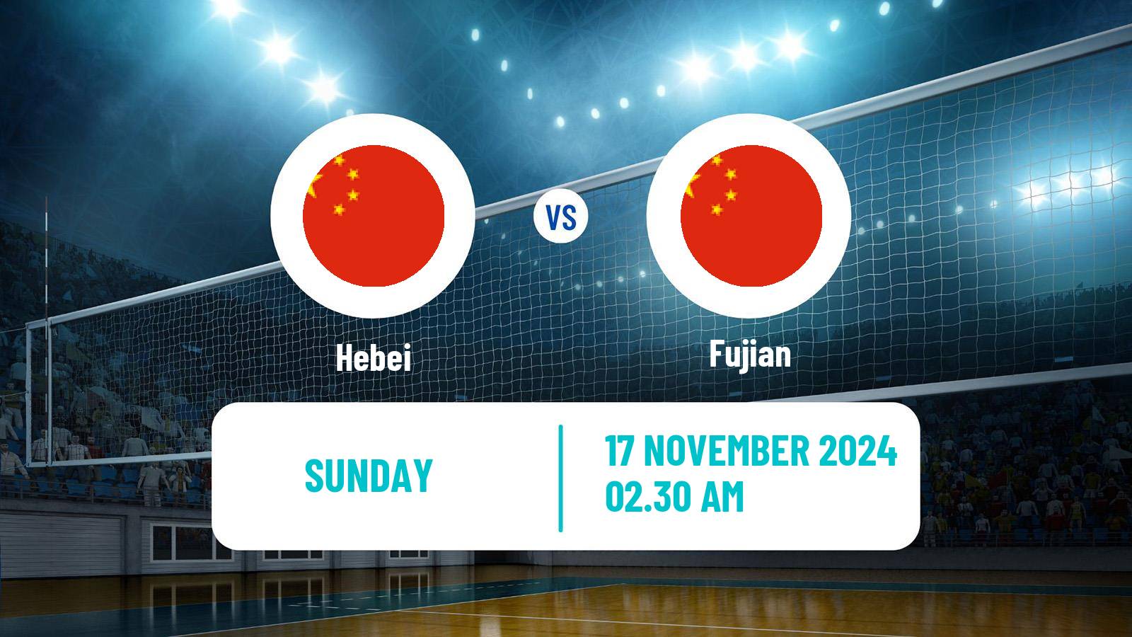 Volleyball Chinese CVL Hebei - Fujian